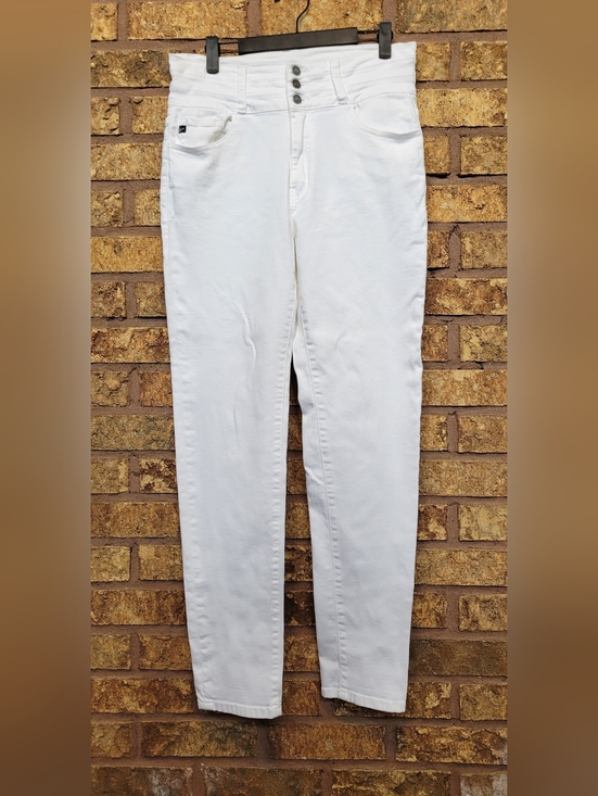 KanCan Denim - KanCan White High-Rise Skinny Jeans Stretch Button Fly Size 29